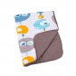 Doomoo dream Cotton Blanket Bird Blue_Cribs.ie
