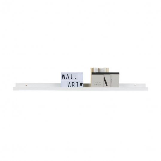 Photoframe Shelf, MDF White 120cm