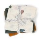 burp cloth 3-pack – sea friends – colour mix